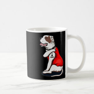 Caneca De Café Cachorro Americano Adoro Tatuagem da Mãe