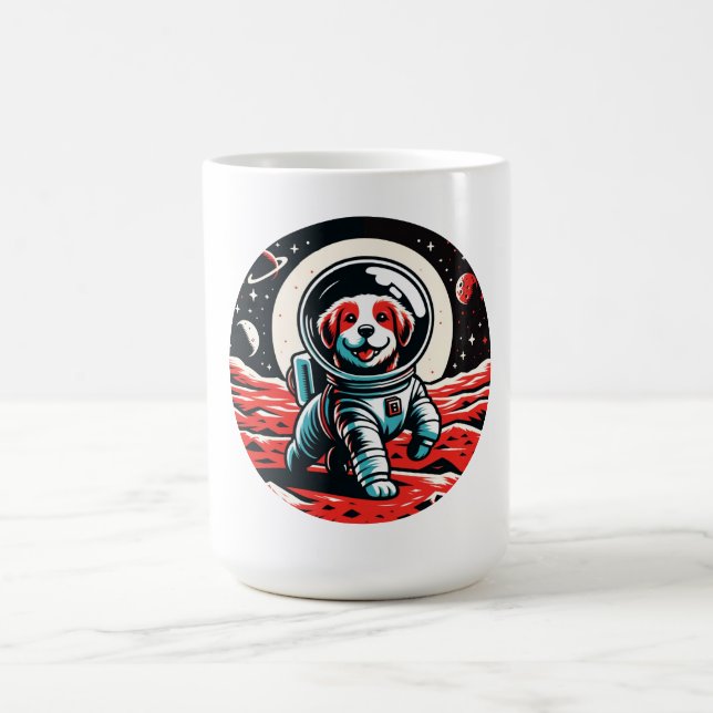 Caneca De Café Cachorro Astronauta - Aventura Espacial Canino Cós (Centro)