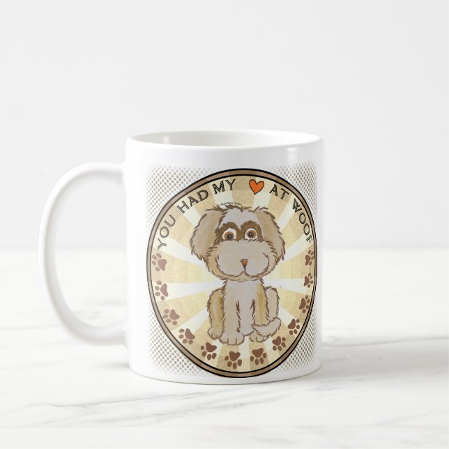 Caneca De Café Cachorro Au Au   (Esquerda)