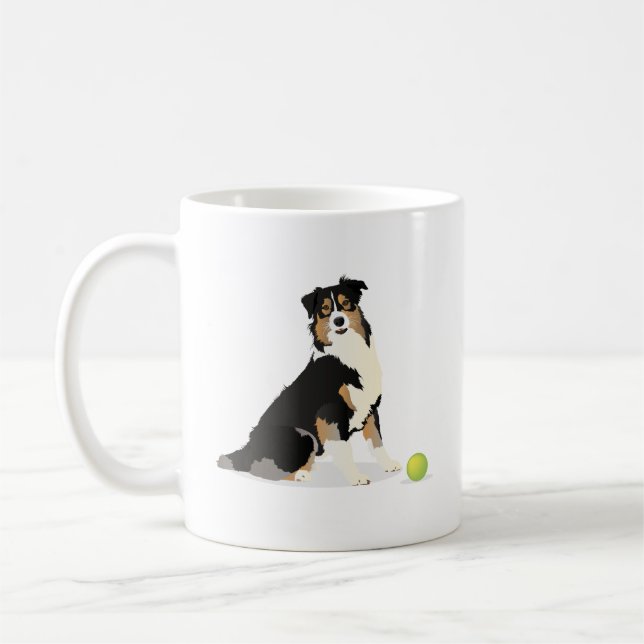 Caneca De Café Cachorro Australiano (Esquerda)