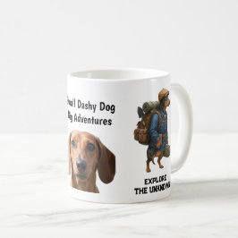 Caneca De Café Cachorro Aventureiro Casa É Onde Está Meu Grupo