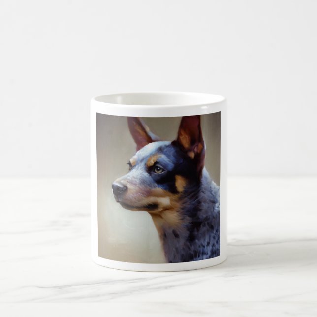 Caneca De Café Cachorro azul (Centro)