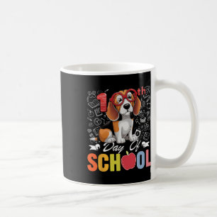 Caneca De Café Cachorro Beagle Fofo 100º Dia De Escola Gles 100 D