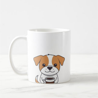 Caneca De Café Cachorro-Bebendo Cachorro