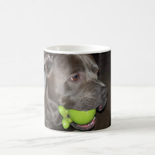 Caneca De Café Cachorro bonito com cãibra verde