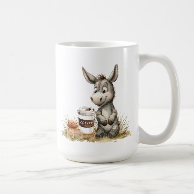 Caneca De Café Cachorro Bonito Com Coffee Mug (Direita)