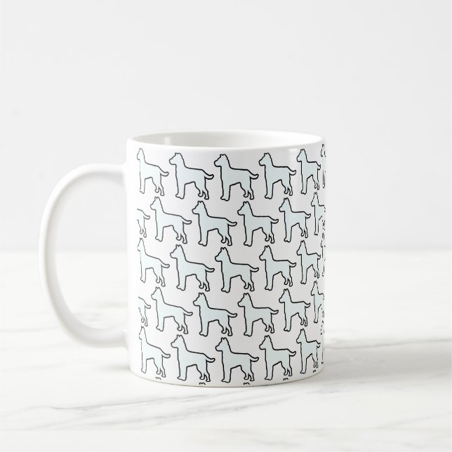 Caneca De Café Cachorro Branco    (Esquerda)