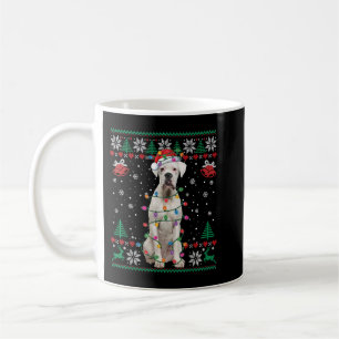 Caneca De Café Cachorro Branco Cachorro Feio de Natal Docinho Eng