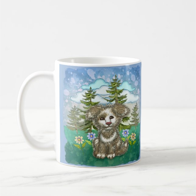 Caneca De Café Cachorro Brownie Pup  (Esquerda)