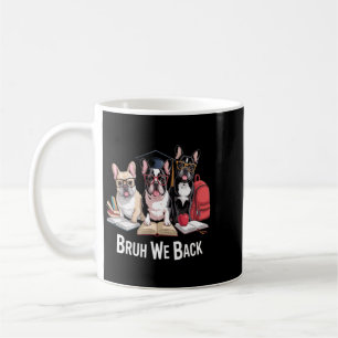 Caneca De Café Cachorro Bulldog Francês Fofo e Divertido de Volta