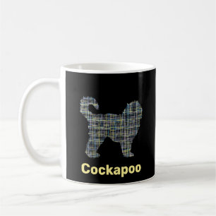 Caneca De Café Cachorro Cachorro Amarelo e Preto