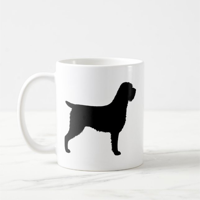 Caneca De Café Cachorro Cachorro Apontado por Cabeças Wirehaired  (Esquerda)