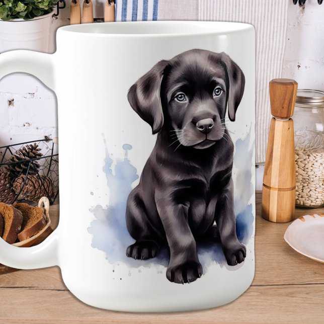 Caneca De Café Cachorro Cachorro Cachorro Aquoso Labrador Retriev (Criador carregado)