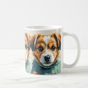 Caneca De Café Cachorro Cachorro Cachorro Bonito - Descolagem Ado