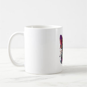 Caneca De Café Cachorro Cachorro de Pintura do Abstrato Chihuahua