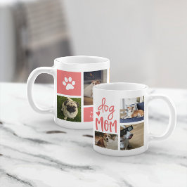 Caneca De Café Cachorro Cachorro Mãe Pet Foto Colagem Café