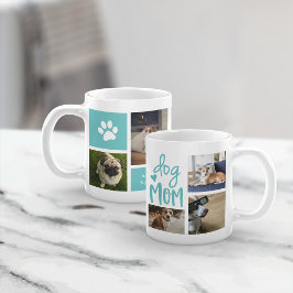 Caneca De Café Cachorro Cachorro Mãe Pet Foto Colagem Café