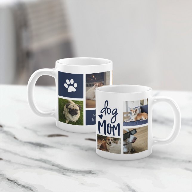 Caneca De Café Cachorro Cachorro Mãe Pet Foto Colagem Café (Criador carregado)
