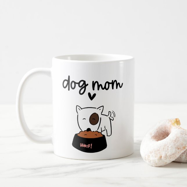 Caneca De Café Cachorro Cachorro Mãozinho (Com Donut)