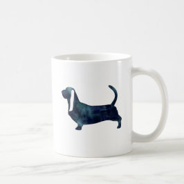 Caneca De Café Cachorro Cachorro Negro Silhub