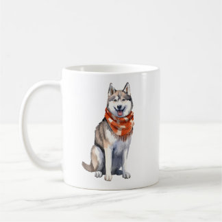 Caneca De Café Cachorro Cachorro Siberiano