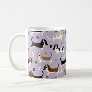 Caneca De Café Cachorro-Cães-Cães-Cães-Cães-Cães-Cães-Cesto