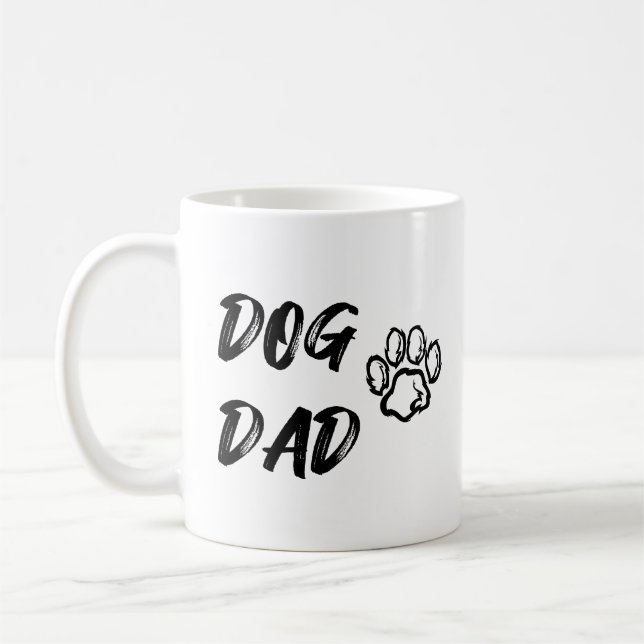 Caneca De Café Cachorro Café Mug - Branco (Esquerda)