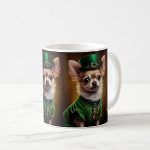 Caneca De Café Cachorro Chihuahua na Rua.