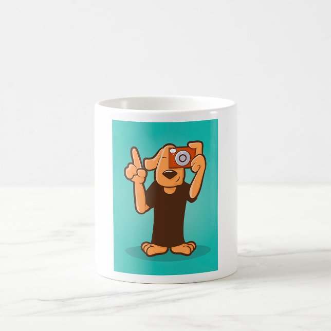 Caneca De Café Cachorro Com Câmera (Criador carregado)