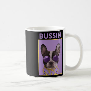 Caneca De Café Cachorro Com Pulmões Bulldog Bussin