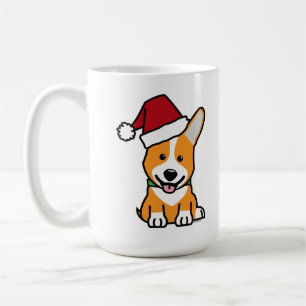 Caneca De Café Cachorro corgi filhote Pembroke galês chapéu de Na