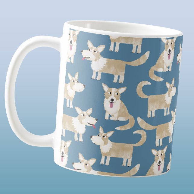 Caneca De Café Cachorro Corgi Fofo (Criador carregado)