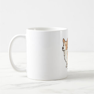 Caneca De Café Cachorro corgi galês de Pembroke Magia