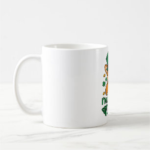 Caneca De Café Cachorro Corgi "Um Pouco Irlandês" Dia de São Patr