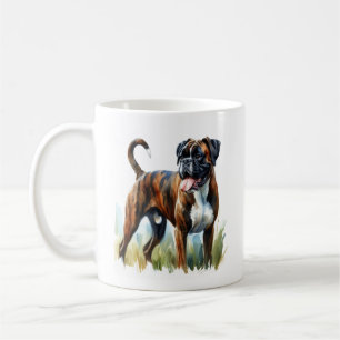 Caneca De Café Cachorro-da-íngua em Aquarela