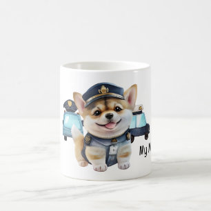 Caneca De Café Cachorro da Polícia