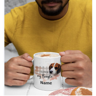 Caneca De Café Cachorro de Beagle Coffee Mug, Taça
