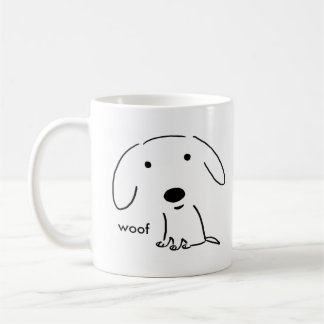 Caneca De Café Cachorro de Cachorro | Personalizado em Cubo