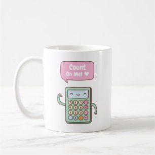 Caneca De Café Cachorro De Café Calculadora De Mim