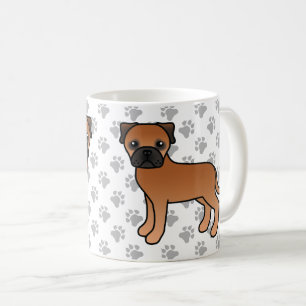 Caneca De Café Cachorro de Cartoons Vermelho Bullmastiff