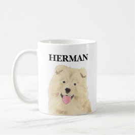 Caneca De Café Cachorro de Chow Personalizado