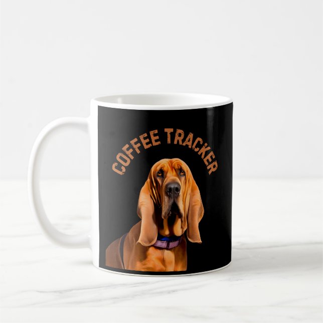 Caneca De Café Cachorro de Coffee Tracker Hound (Esquerda)