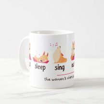 Cachorro de Desenho Animado Comer Dormir Cantar