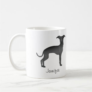 Caneca De Café Cachorro de desenho animado fofo Greyhound Italian