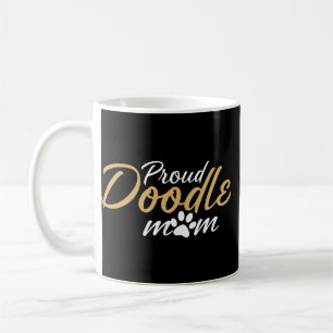 Caneca De Café Cachorro de Dodle Mãe Aussiedoodle Sheepadoodle Ca