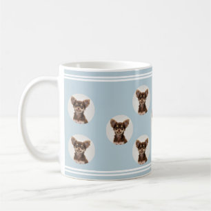 Caneca De Café Cachorro de Fotografias Personalizadas da Mãe