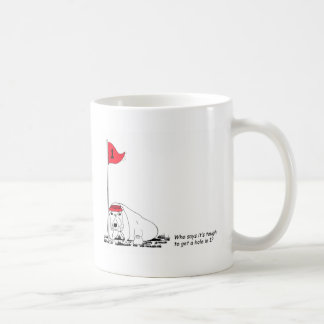 Caneca De Café Cachorro de Golfe Engraçado