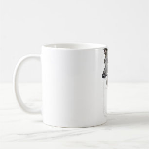Caneca De Café Cachorro De Greyhound Italiano No Seu Bolso Da Fre