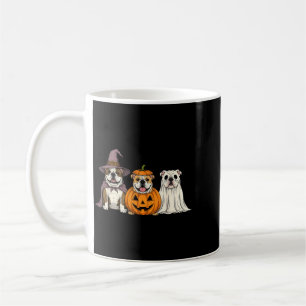 Caneca De Café Cachorro de Halloween de Abóbora Bulldog Inglês Fa