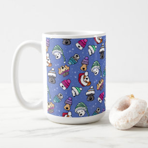 Caneca De Café Cachorro de Inverno